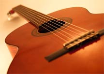 Image of an acoustic guitar